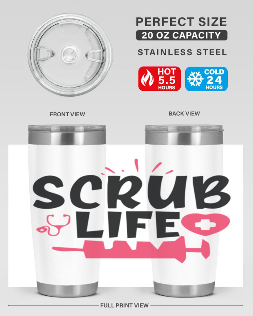 scrub life Style Style 44#- nurse- tumbler