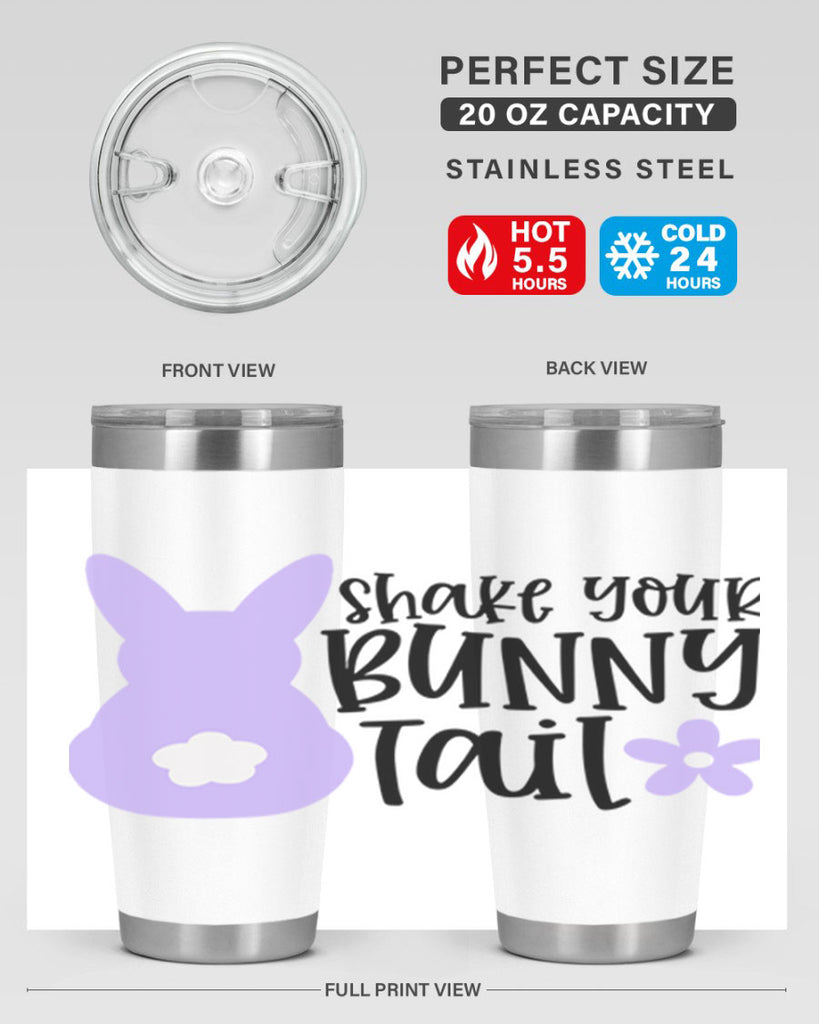 shake your bunny tail 12#- easter- Tumbler