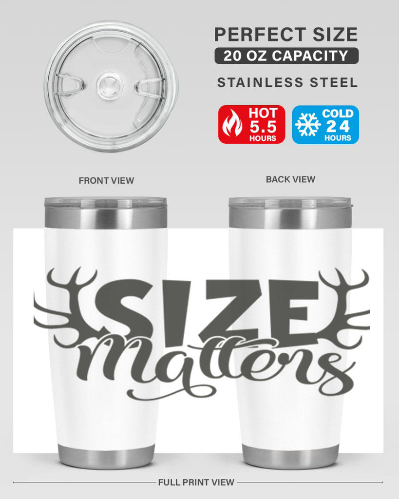 size matters 2#- hunting- Tumbler