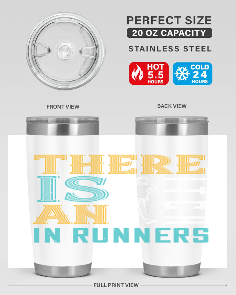 there is an itch in runners 9#- running- Tumbler