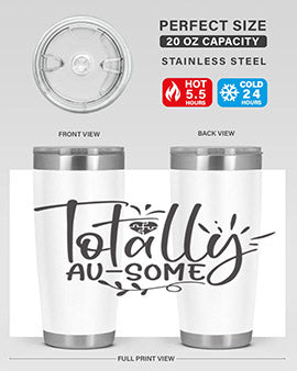 totally ausome Style 2#- autism- Tumbler
