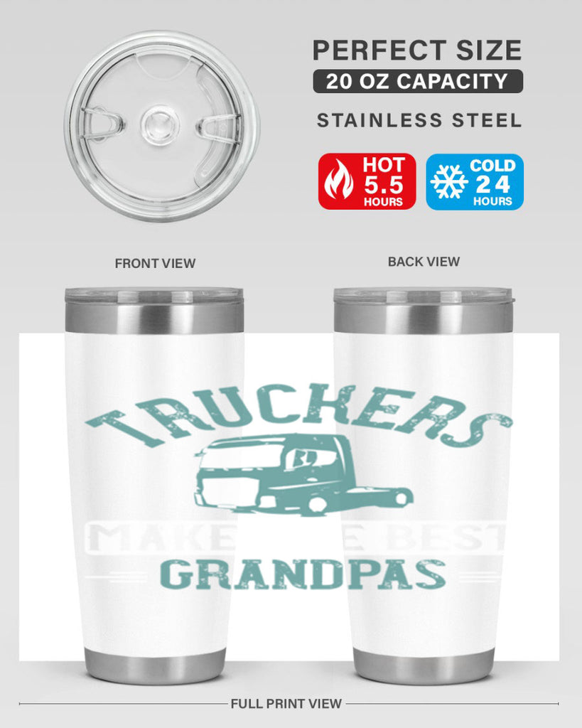 truckers make the best grandpas Style 12#- truck driver- tumbler