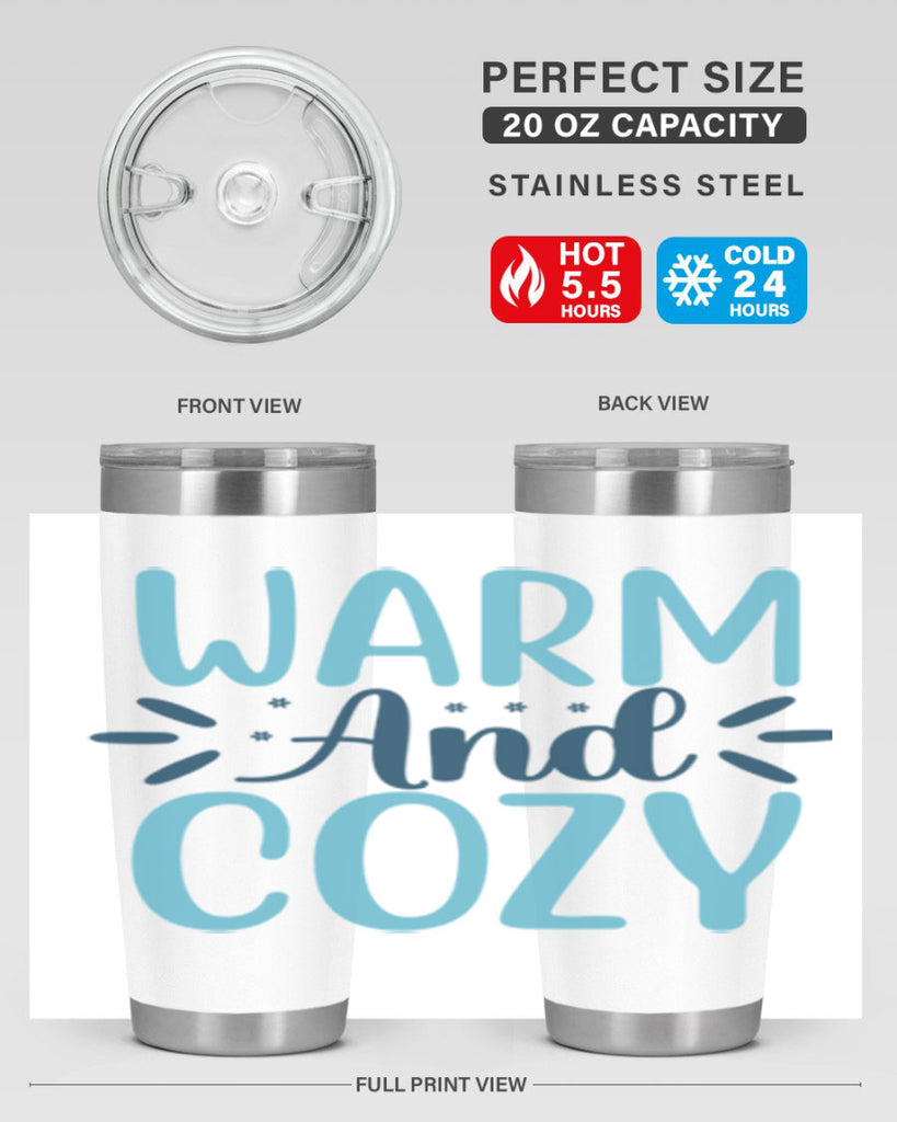 warm and cozy 445#- winter- Tumbler