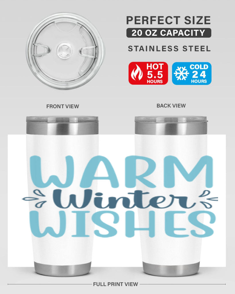 warm winter wishes 455#- winter- Tumbler