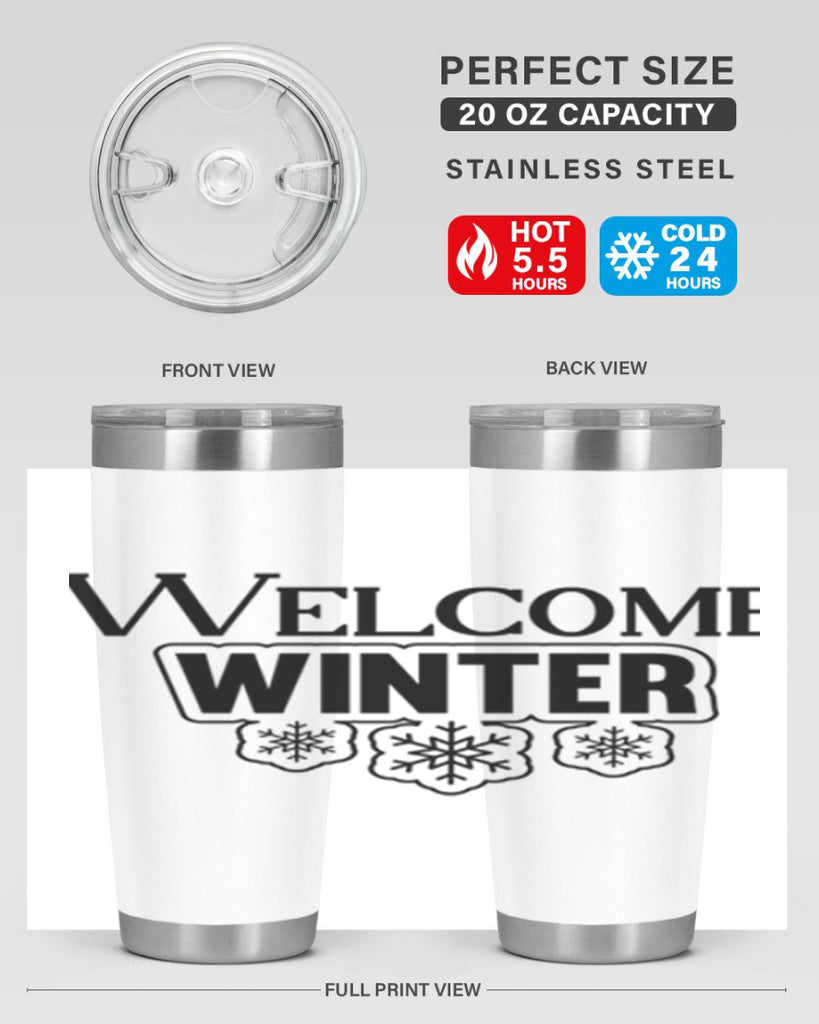 welcome winter 474#- winter- Tumbler