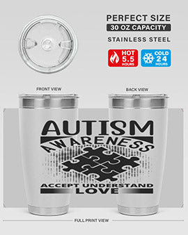 Autism awareness Style 43#- autism- Tumbler