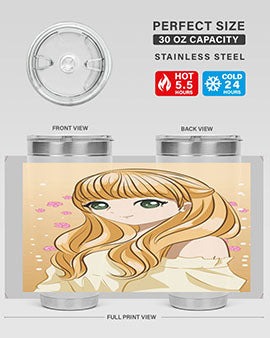 Beautiful princess blonde hair 147#- anime- Tumbler
