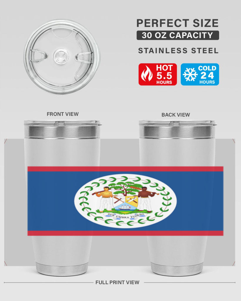 Belize 180#- world flags- Tumbler