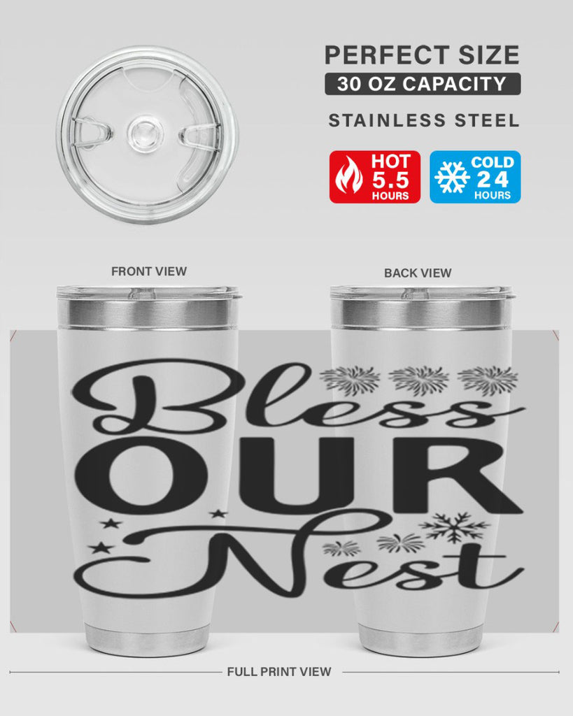 Bless Our Nest 51#- spring- Tumbler