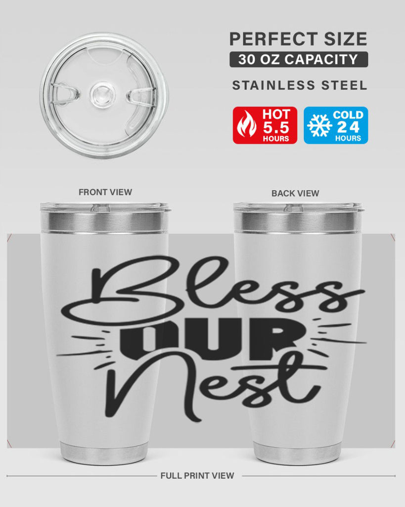 Bless Our Nest 52#- spring- Tumbler