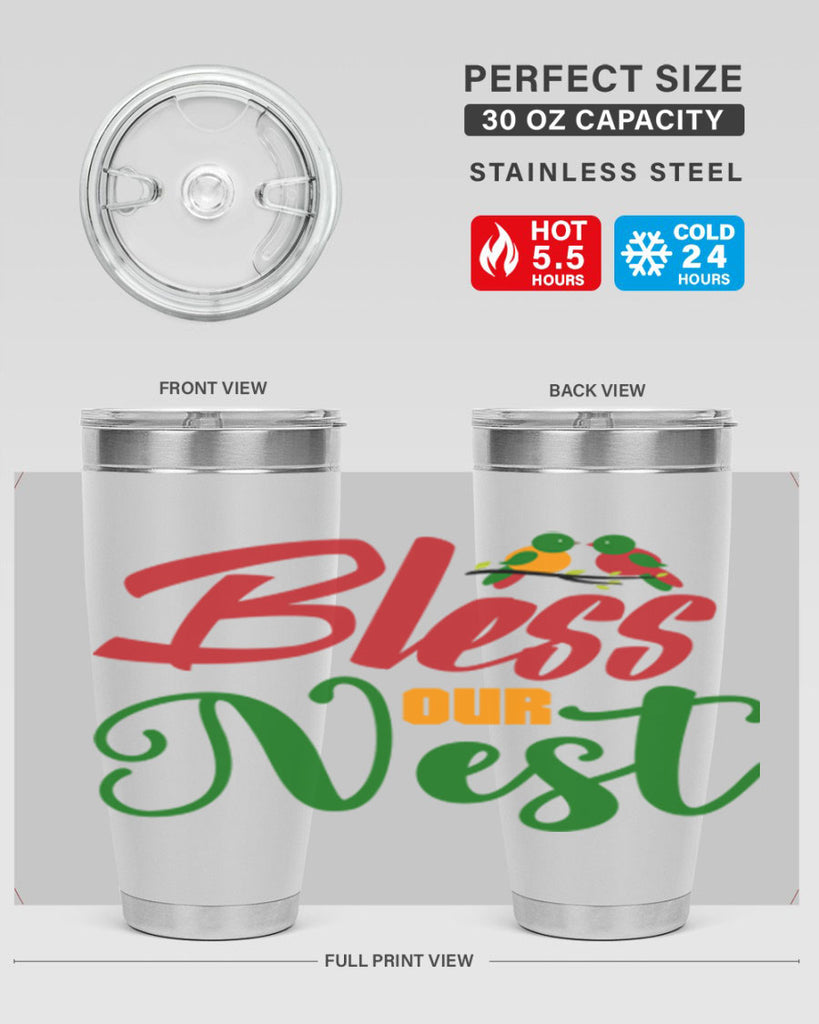 Bless Our Nest 67#- spring- Tumbler