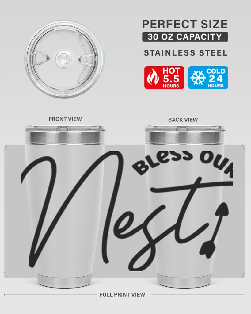 Bless Our Nest55#- spring- Tumbler