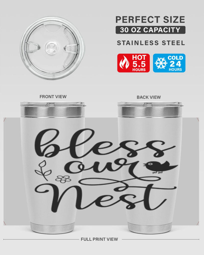 Bless our nest  68#- spring- Tumbler