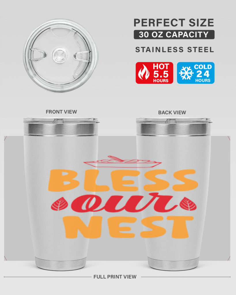 Bless our nest 54#- spring- Tumbler