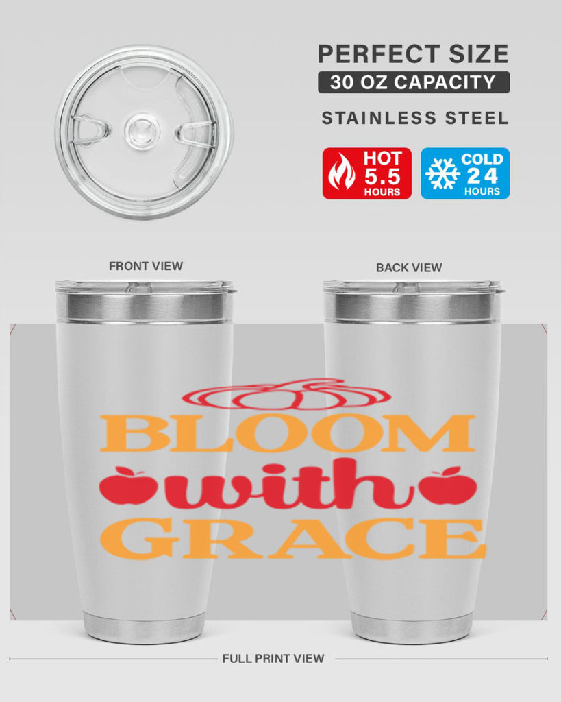 Bloom with grace 82#- spring- Tumbler