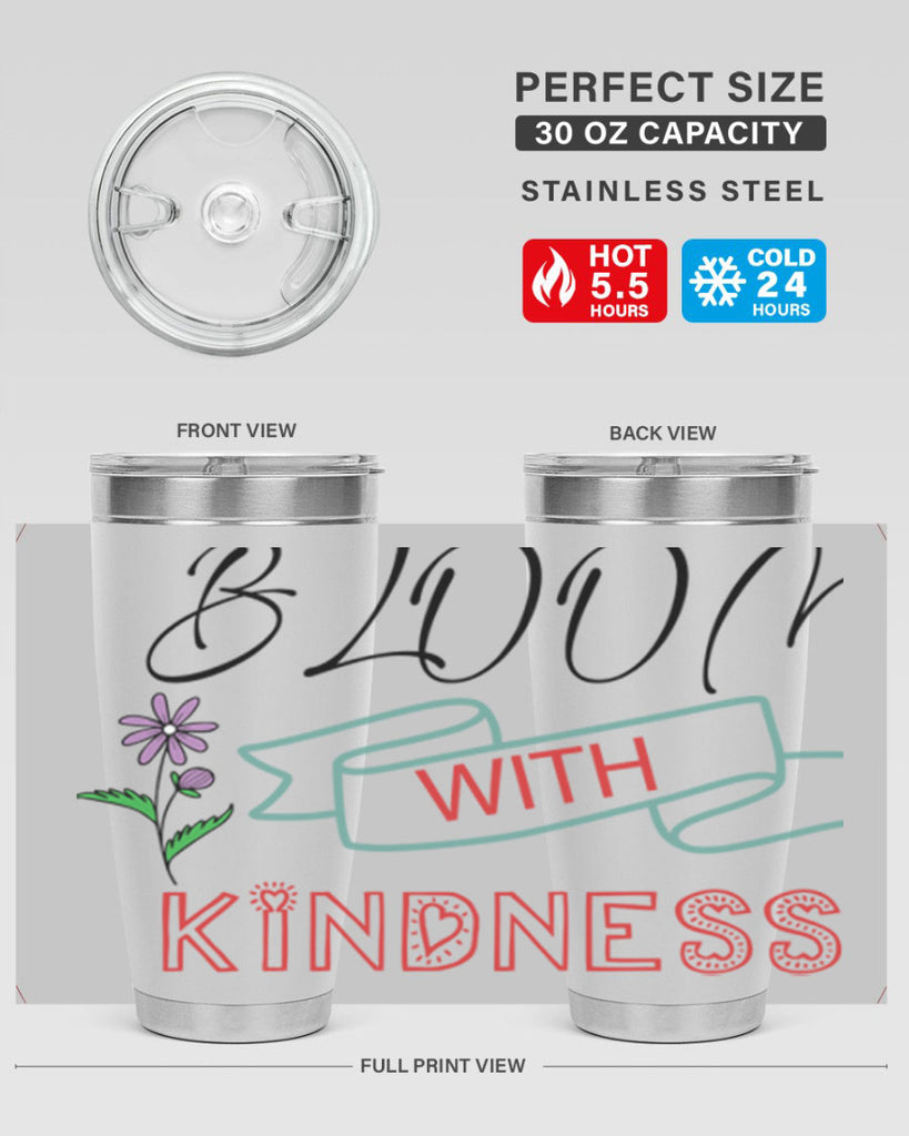 Bloom with kindness  91#- spring- Tumbler