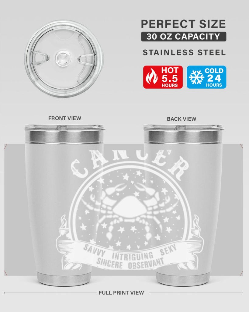 Cancer 14#- zodiac- Tumbler