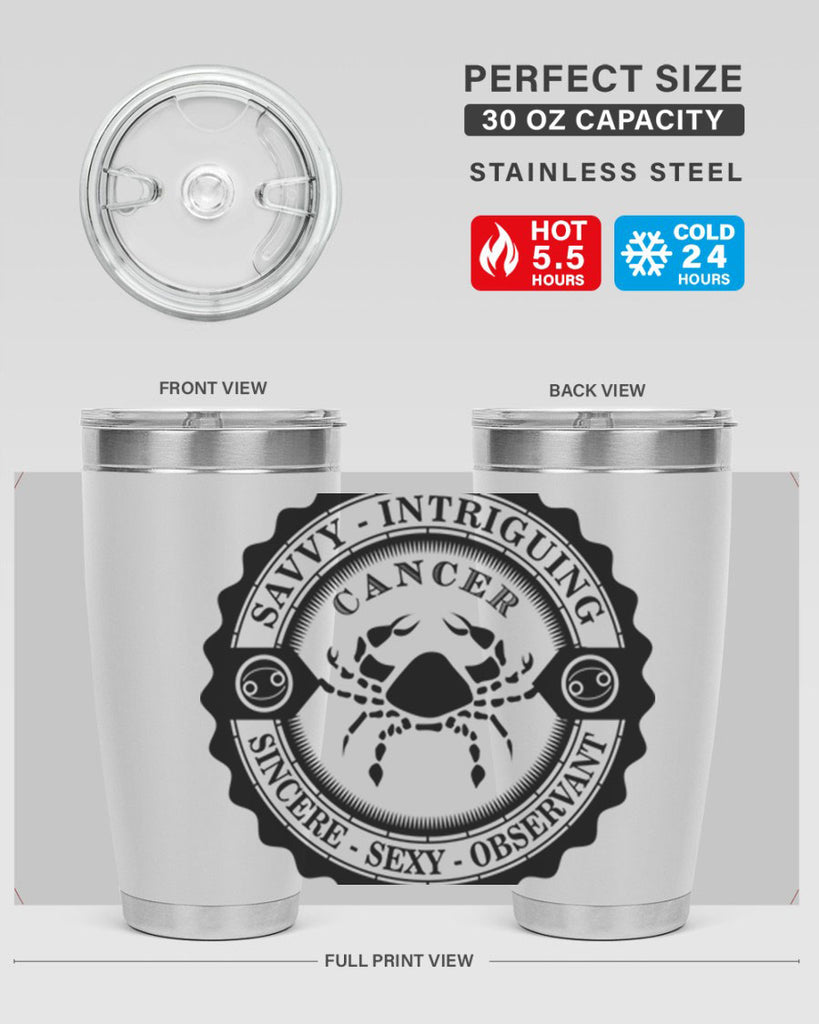 Cancer 15#- zodiac- Tumbler