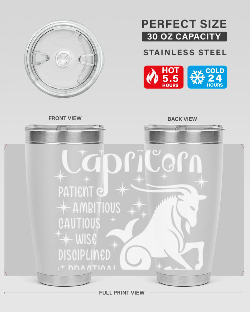 Capricorn 186#- zodiac- Tumbler