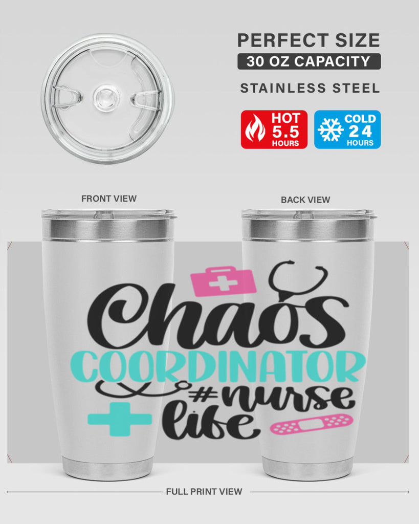 Chaos Coordinator Nurse Life Style Style 214#- nurse- tumbler