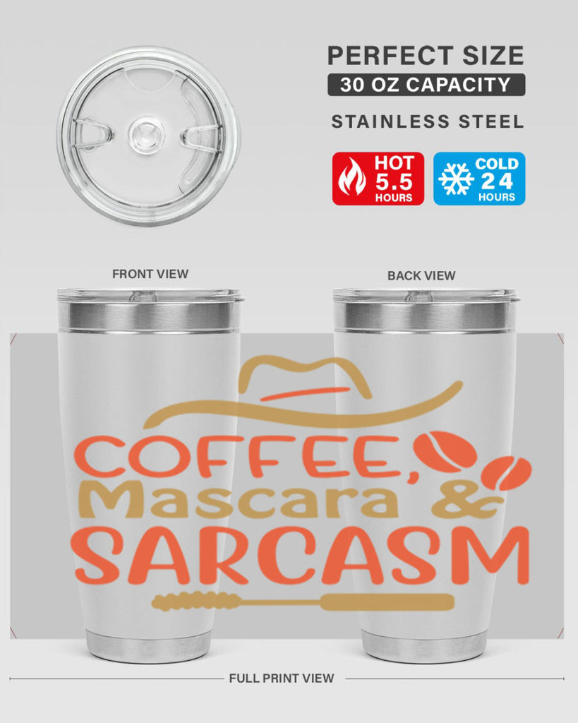 Coffee Mascara Sarcasm 21#- fashion- Cotton Tank