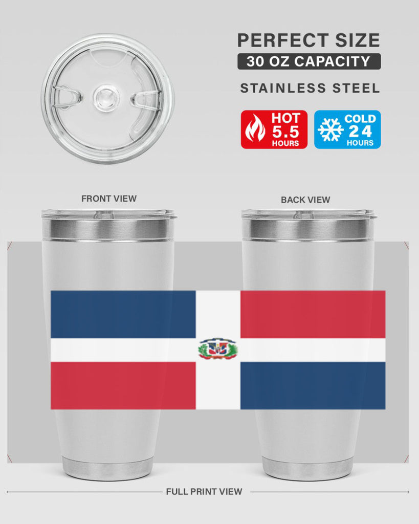 Dominican Republic 148#- world flags- Tumbler