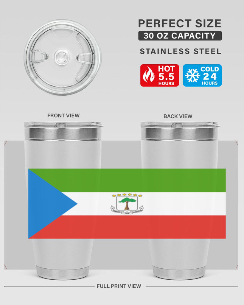 Equatorial Guinea 144#- world flags- Tumbler