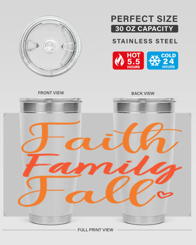Faith Family Fall Design 81#- fall- Tumbler