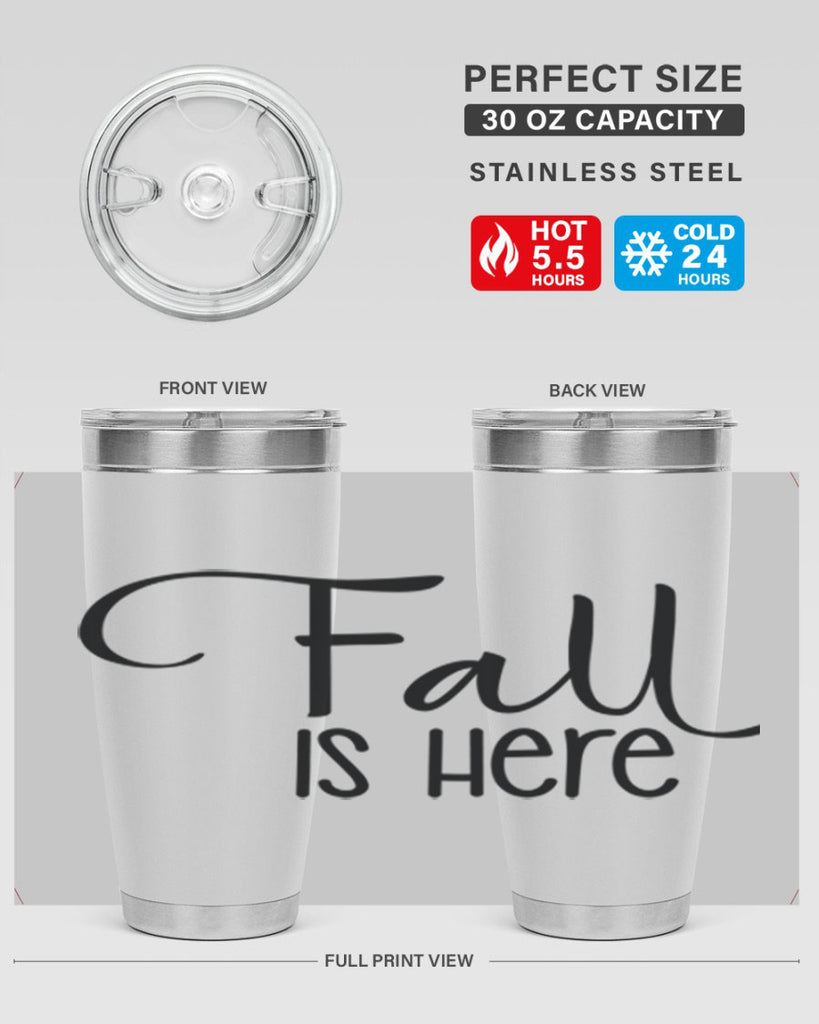 Fall Is Here 109#- fall- Tumbler