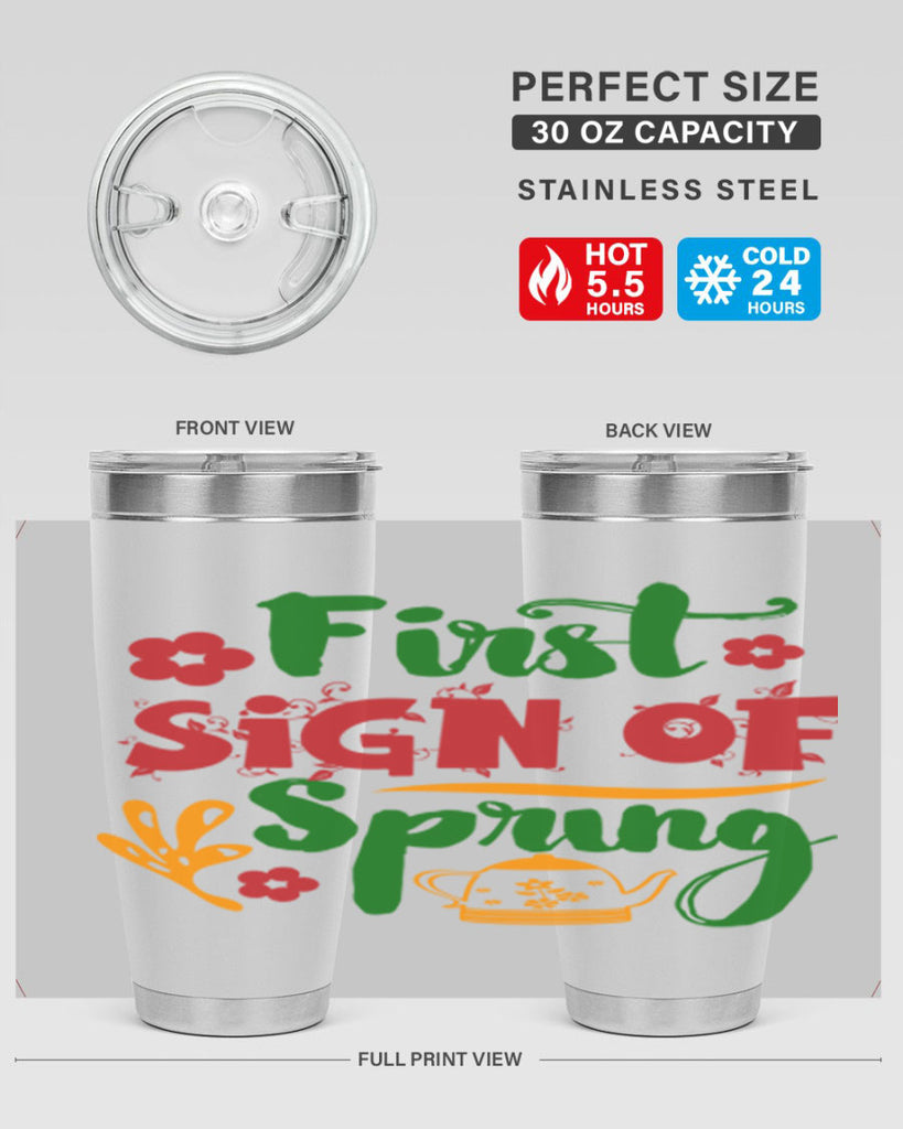 First Sign of Spring 139#- spring- Tumbler