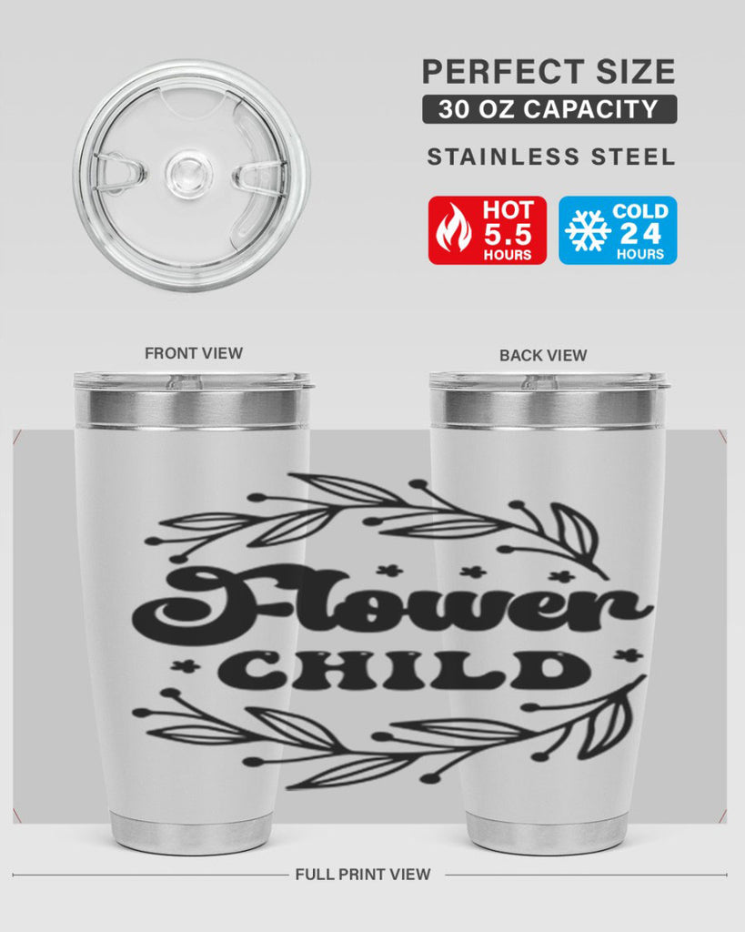 Flower child  141#- spring- Tumbler