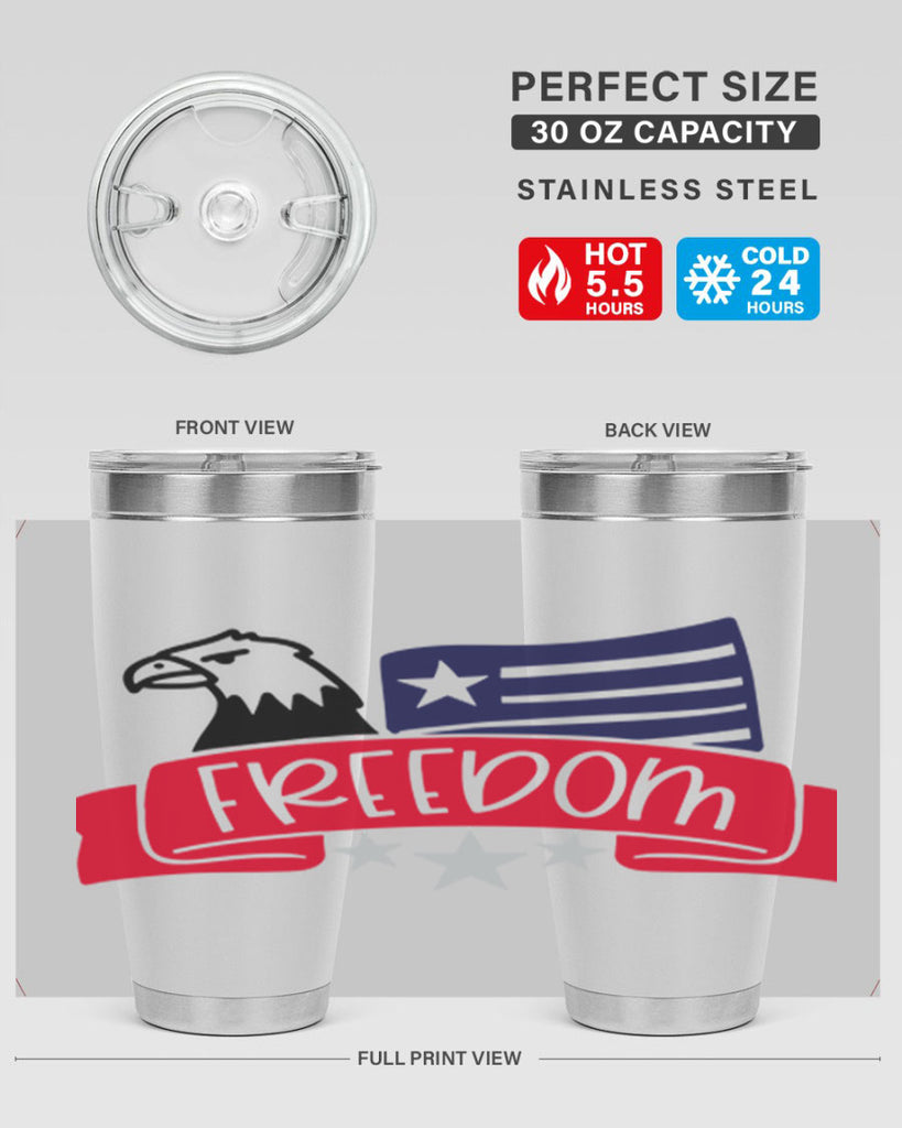 Freedom Style 147#- Fourt Of July- Tumbler