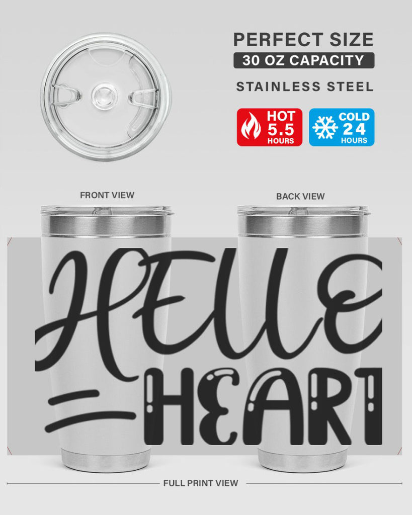 HELLO HEART  220#- spring- Tumbler