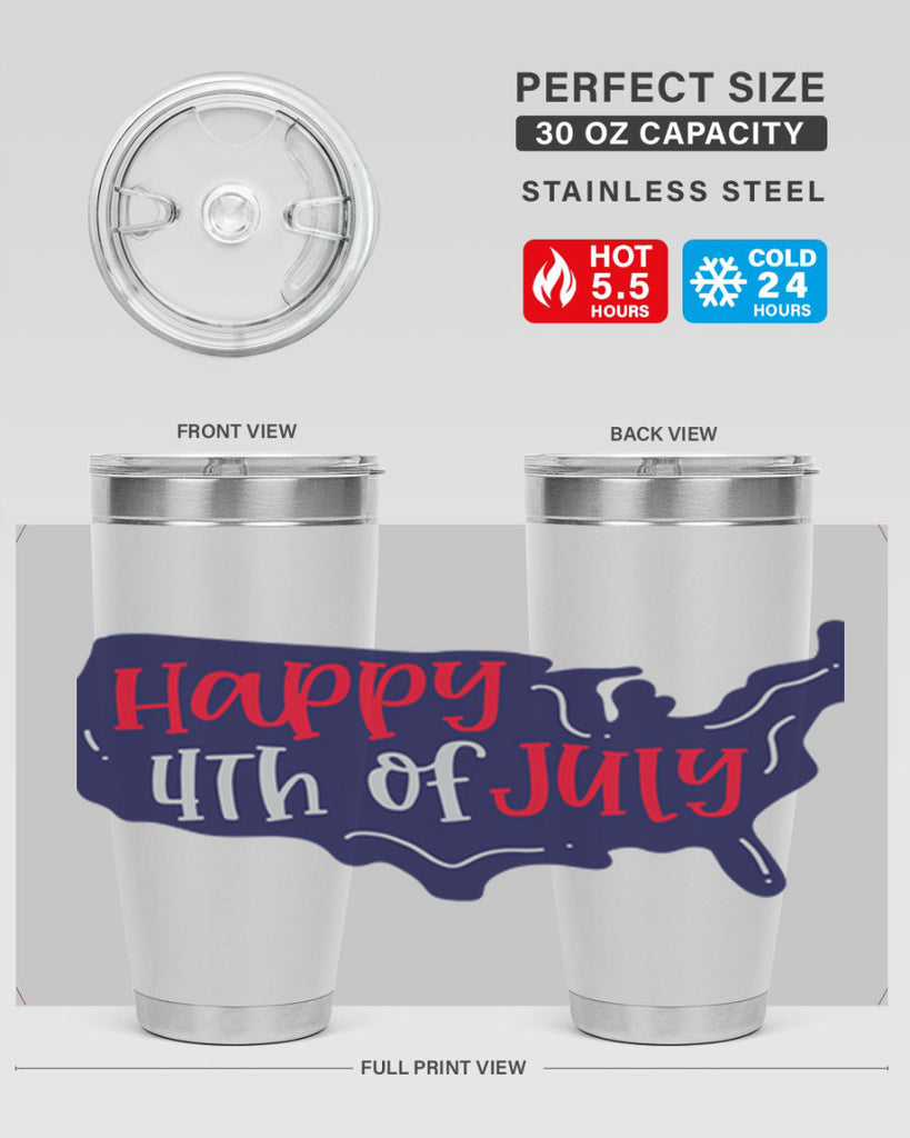 Happy th Of July Style 153#- Fourt Of July- Tumbler
