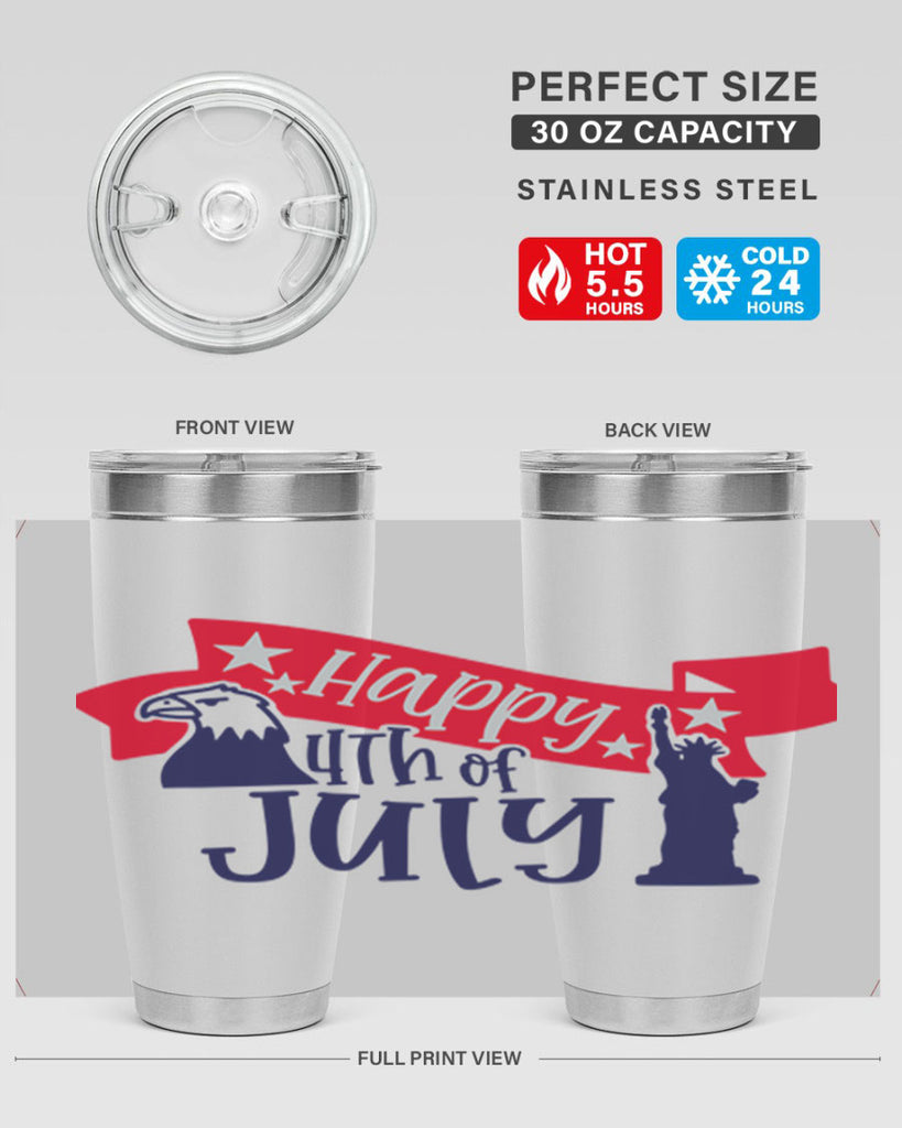Happy th Of July Style 156#- Fourt Of July- Tumbler