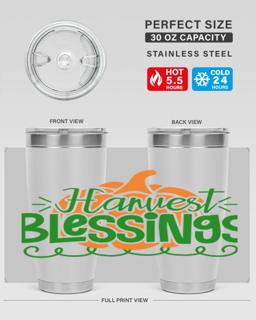 Harvest Blessings 265#- fall- Tumbler