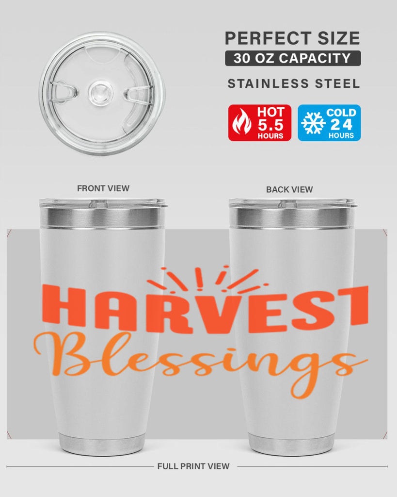 Harvest Blessings Design 264#- fall- Tumbler