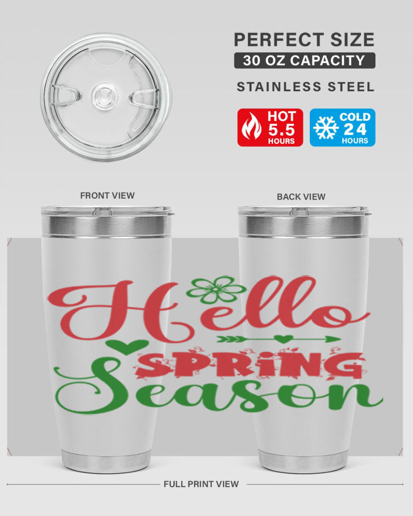 Hello Spring Season 224#- spring- Tumbler