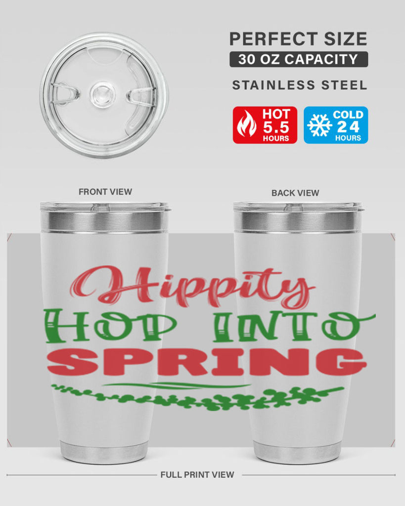 Hippity Hop into Spring 239#- spring- Tumbler