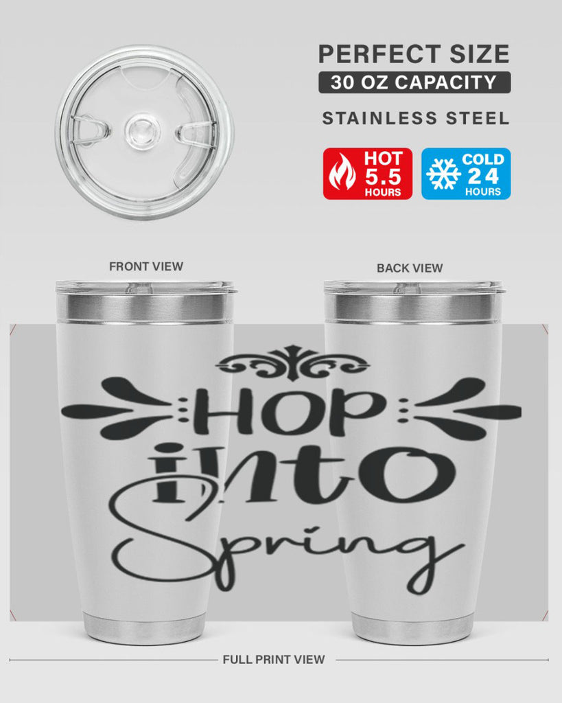 Hop into Spring 247#- spring- Tumbler