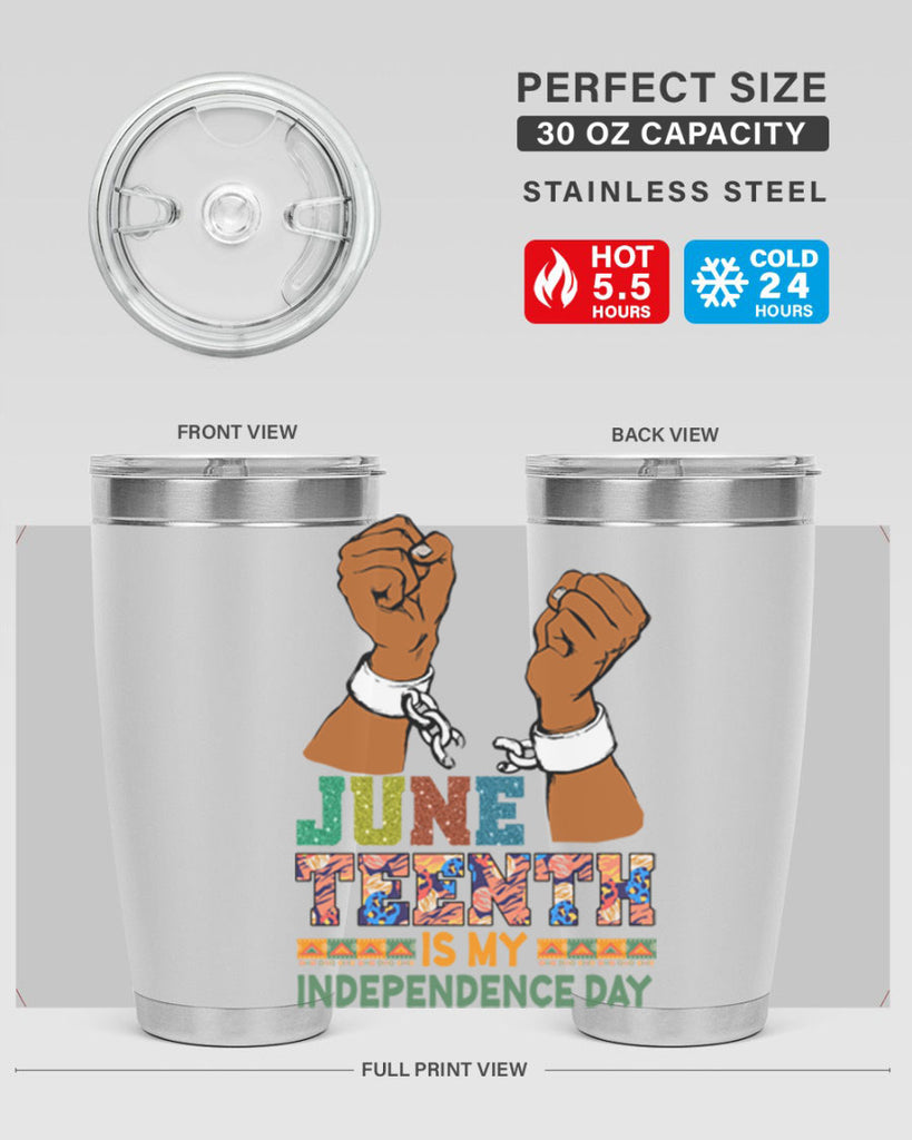 Juneteenth Is My Independence Day Png 29#- Juneteenth- tumbler