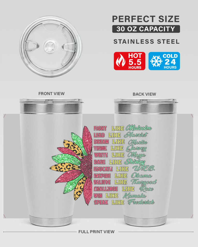 Juneteenth Sunflower Design 17#- Juneteenth- tumbler