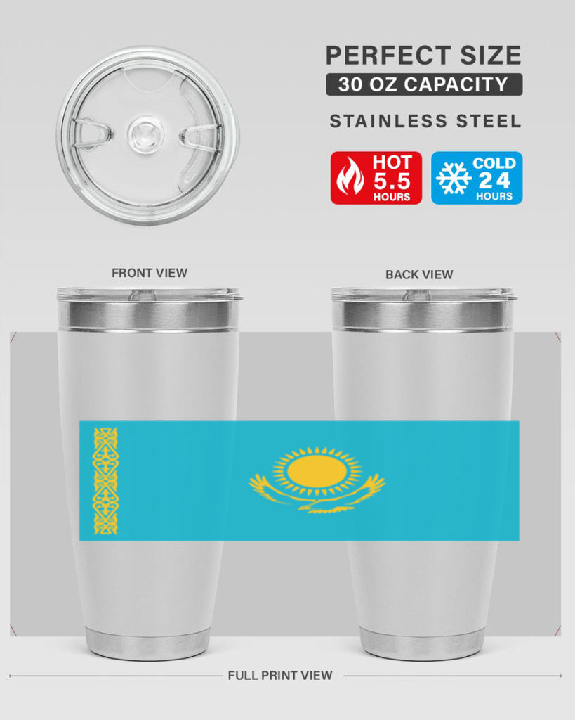 Kazakhstan 111#- world flags- Tumbler