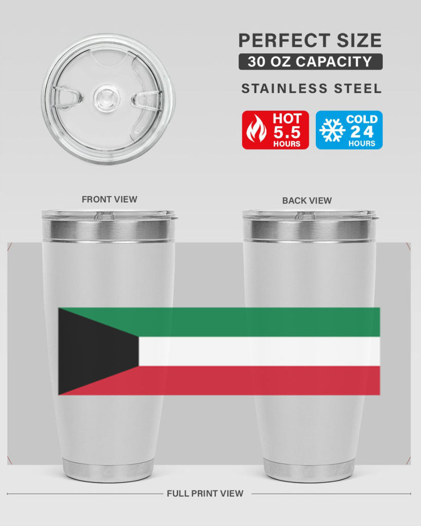 Kuwait 107#- world flags- Tumbler