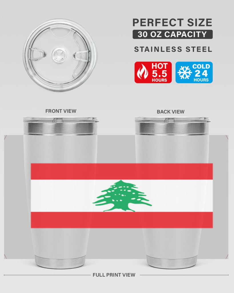 Lebanon 103#- world flags- Tumbler