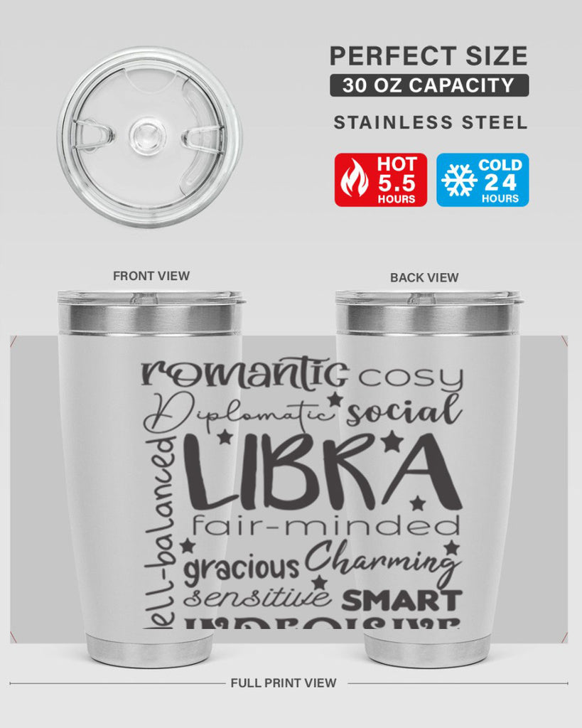 Libra 569#- zodiac- Tumbler