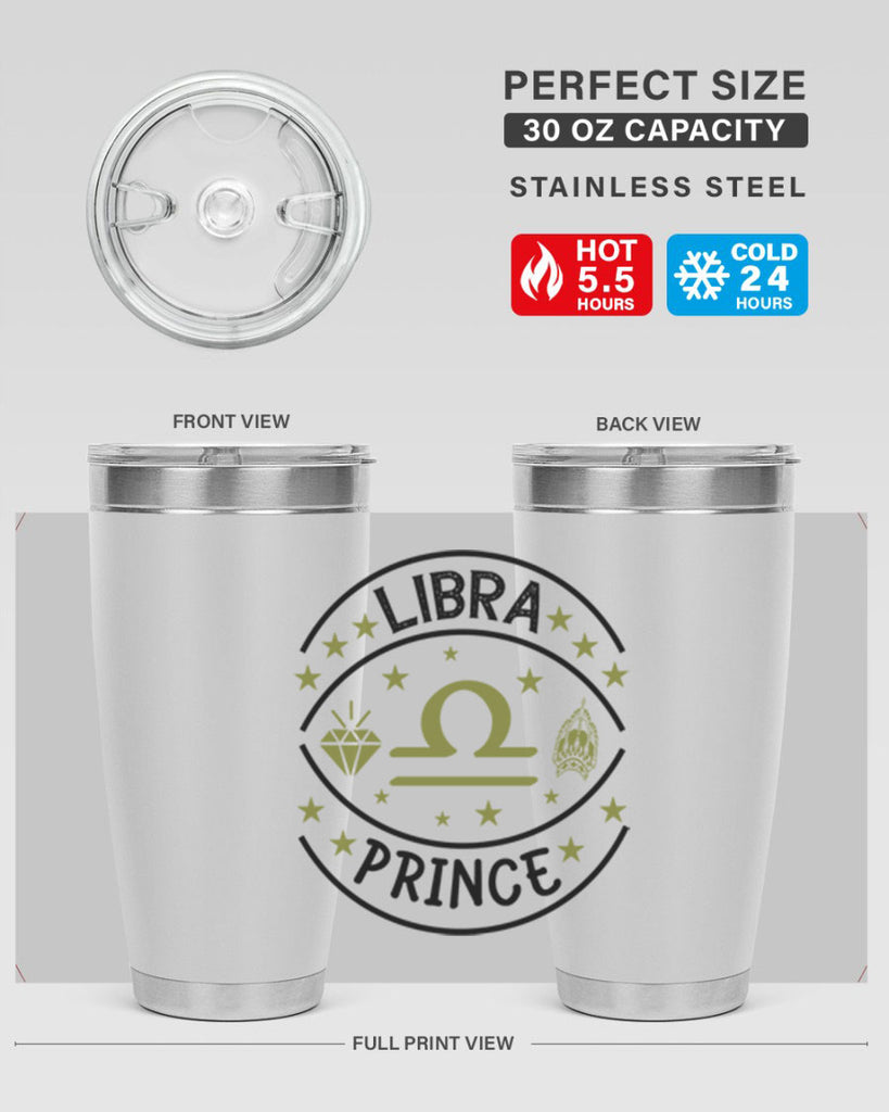 Libra prince 325#- zodiac- Tumbler