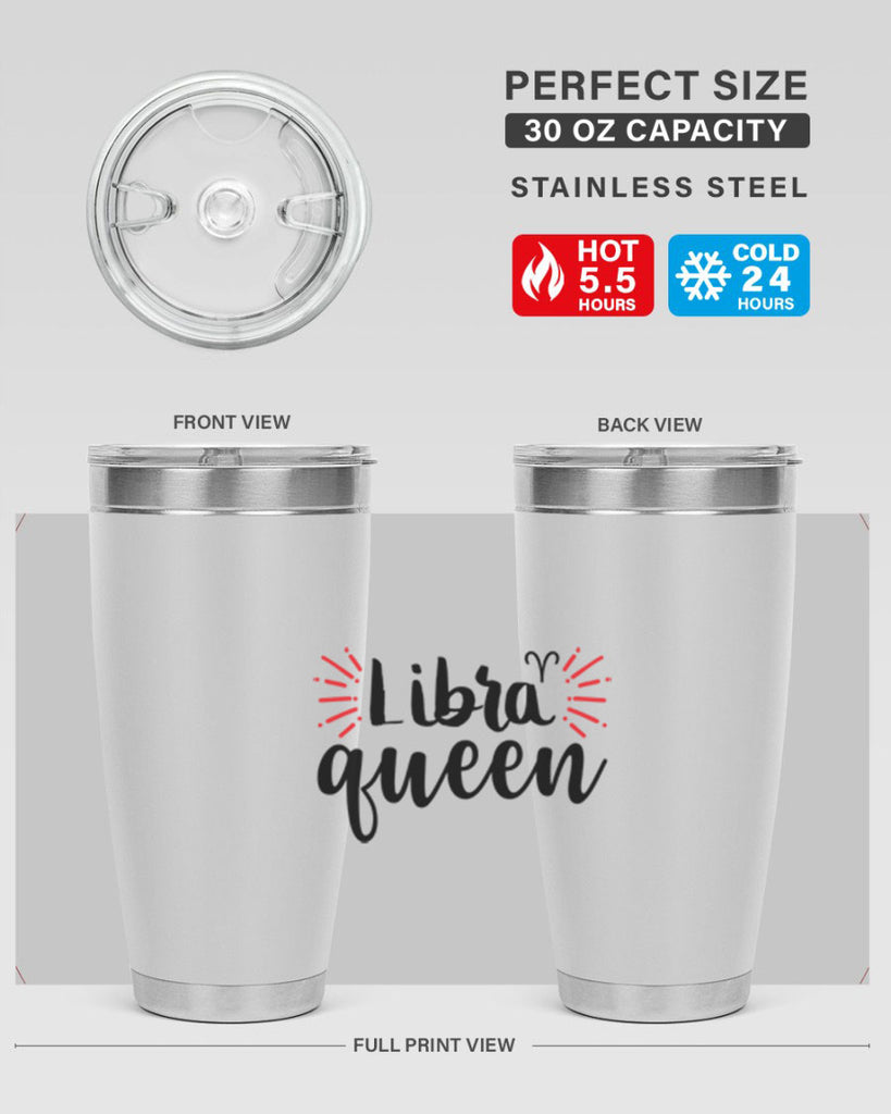 Libra queen 319#- zodiac- Tumbler