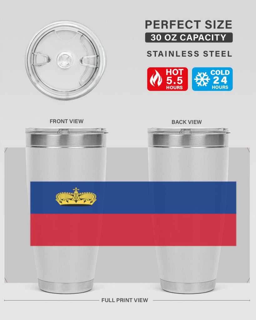 Liechtenstein 99#- world flags- Tumbler