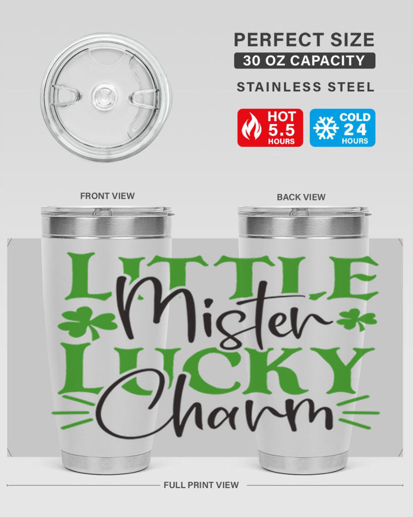 Little Mister Lucky Charm Style 153#- St Patricks Day- Tumbler